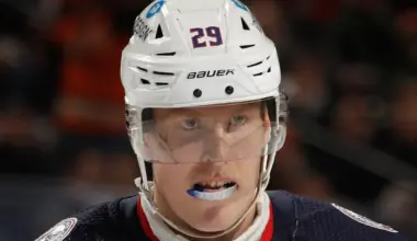 Patrik Laine #92 of the Montreal Canadiens skates during warmups prior to the game against the Toronto Maple Leafs at the Bell Centre on January 18, 2025 in Montreal, Quebec, Canada.