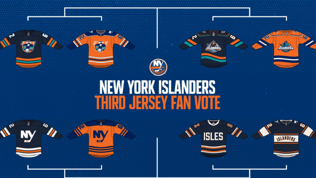 Islanders announce 8 finalists for 3rd jersey contest
