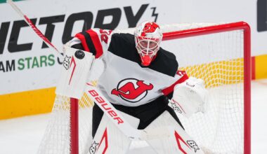 Devils GM Sunny Mehta says he's comfortable with goaltending situation