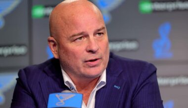 What challenge will a young Blues roster present to coach Jim Montgomery?