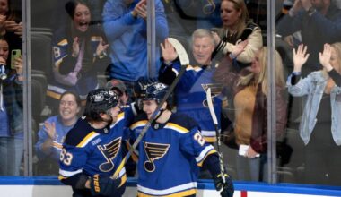 How do the Blues address their pivotal restricted free agent class of 2027?