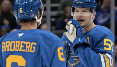 Who can become Philip Broberg's partner on the top defensive pair? - stltoday.com