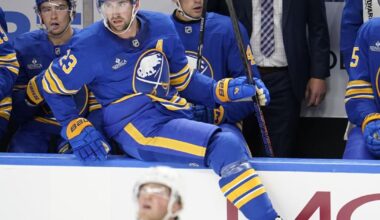 Sabres options without Mattias Samuelsson, Olen Zellweger