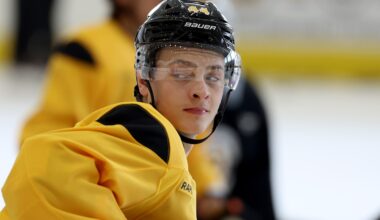James Hagens faces first big test in Bruins' rookie camp next week