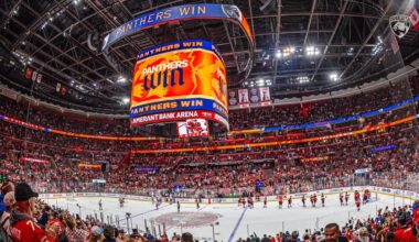 Florida Panthers Unveil Aggressive New Center Ice Design in Sunrise