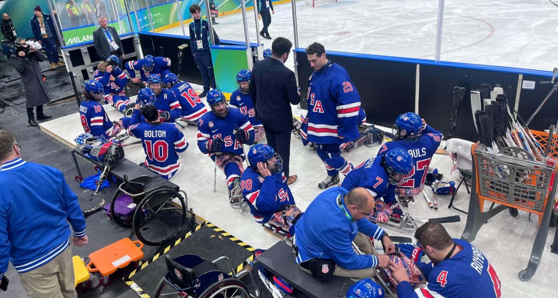 2026 Paralympic Sled Hockey in Italy.