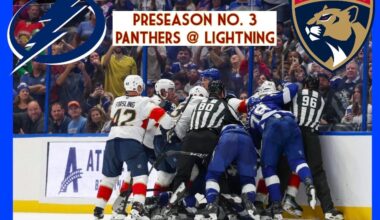 Panthers, Lightning Renew Rivalry in Preseason. How to Watch, Lineups