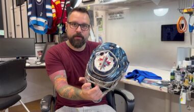The making of Stuart Skinner’s Winnipeg Jets goalie mask – Illegal Curve Hockey