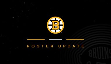 Bruins Announce Training Camp Roster Transactions