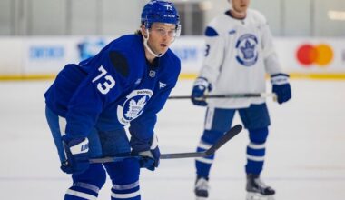 How new forward Teddy Blueger intends to fit in with Maple Leafs