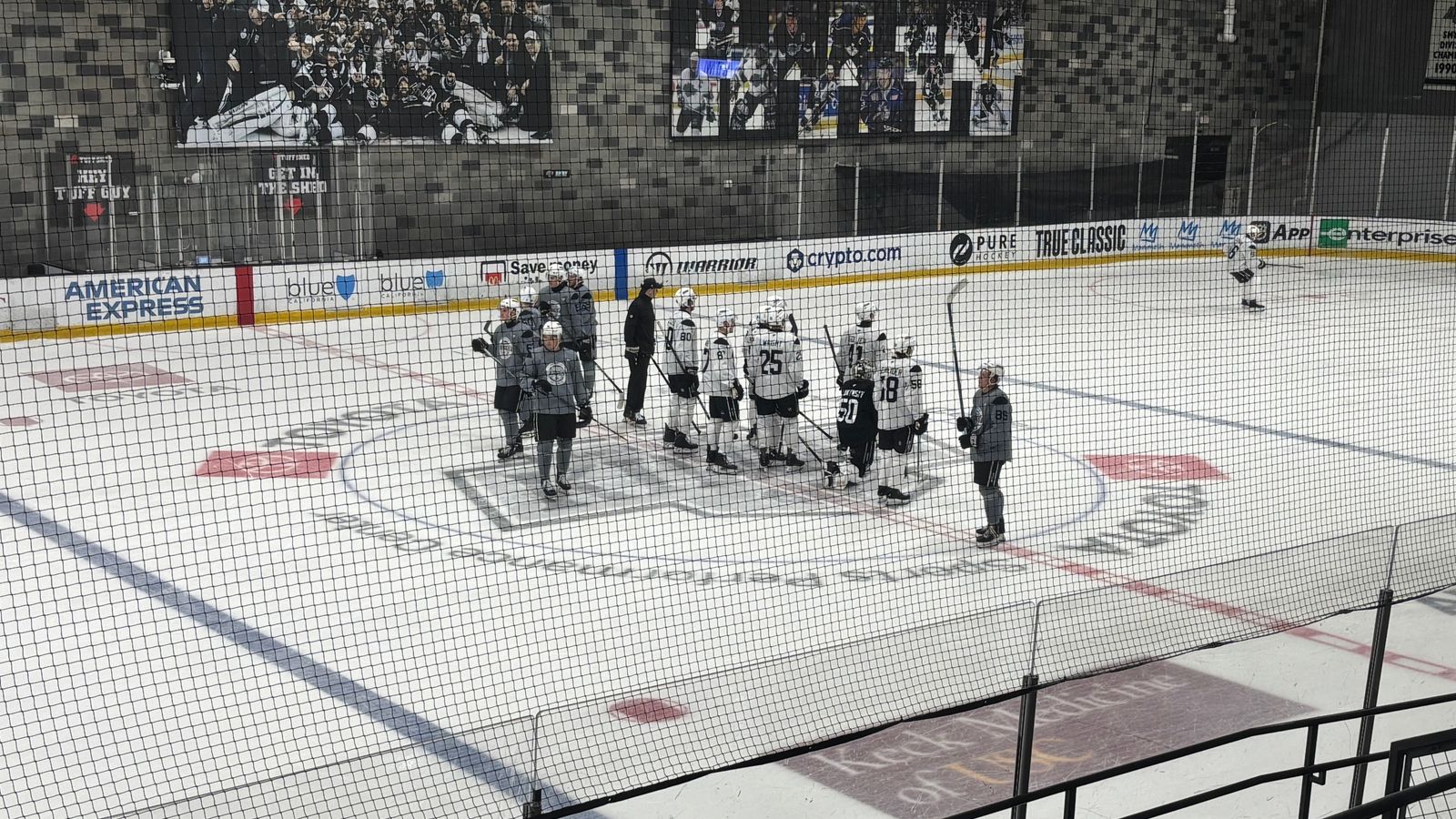 Kings practice ahead of Rookie Faceoff