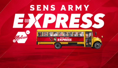 Sens Army Express to debut Saturday; will depart from four bars