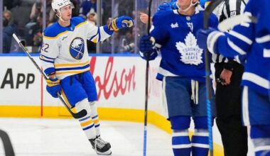 Sabres use late-game comeback to defeat Toronto, 5-4, in OT