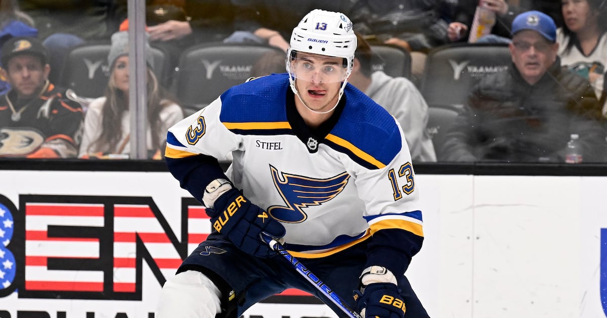 Report: St. Louis Blues’ Toropchenko (upper-body injury) will be re-evaluated in six weeks