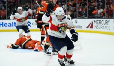 Panthers say Brad Marchand needs 6 weeks before he can resume play | National Sports