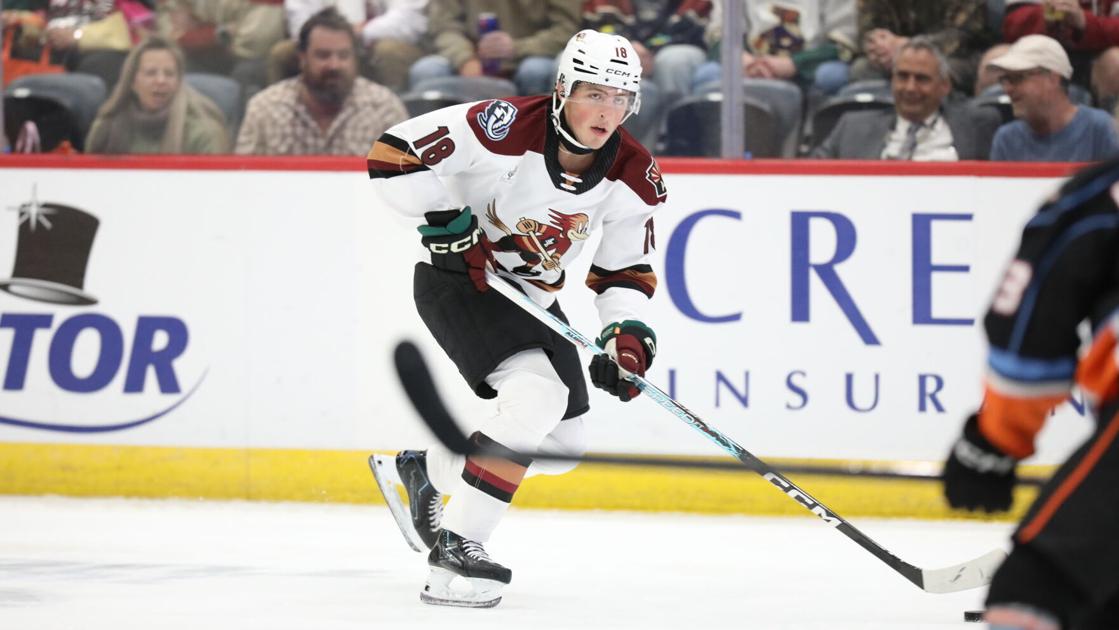 Young NHL prospect Desnoyers adjusts to AHL pace in Tucson