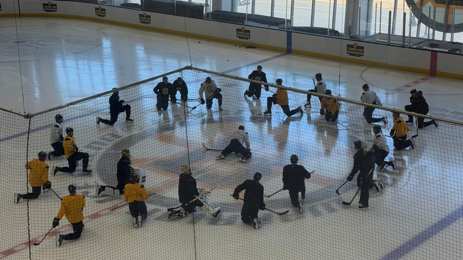 Bruins Practice: Sturm Shuffles Lines, Addresses Power Play Struggles