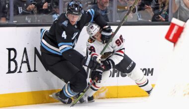 Chicago Blackhawks, Utah Mammoth have brief but heated history