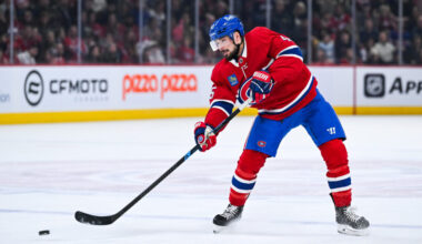 Canadiens' Alexandre Carrier Leaves With Injury