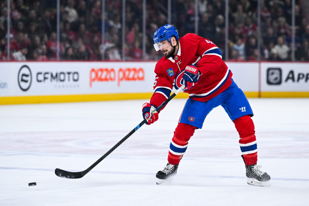 Canadiens' Alexandre Carrier Leaves With Injury