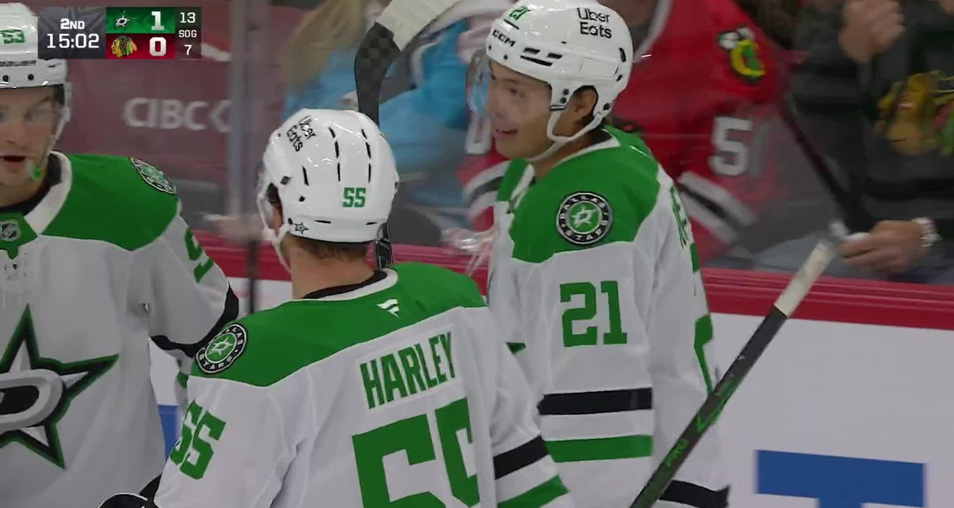 Oettinger has 3rd shutout of season, Hyry scores twice in Stars' 4-0 win over Blackhawks