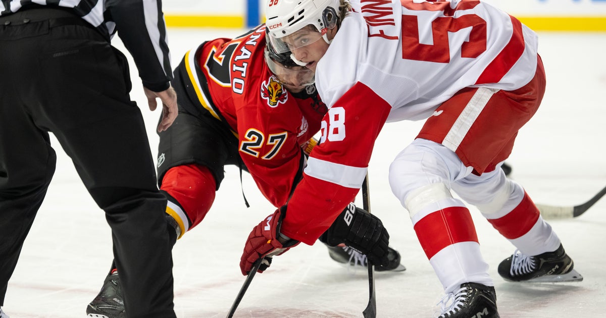 Detroit Red Wings held to single goal in 4-1 loss to Calgary Flames