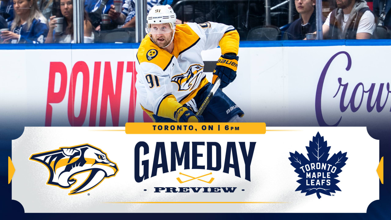 GAME DAY: Preds at Maple Leafs, October 6