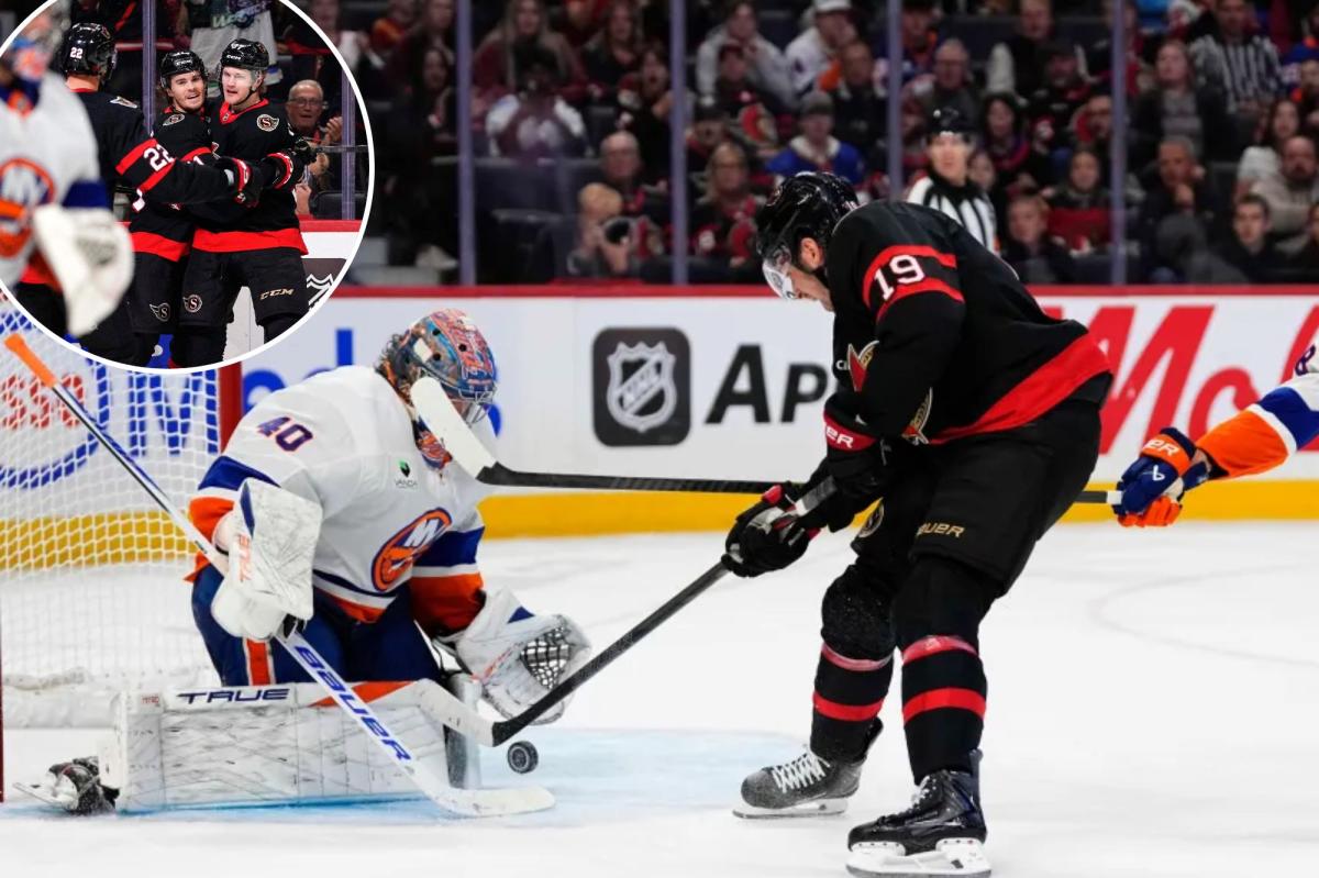 Islanders can't overcome uphill battle in shootout loss to Senators