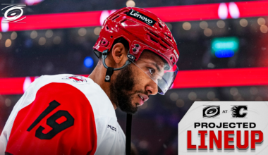 Projected Lineup: October 18 at Calgary