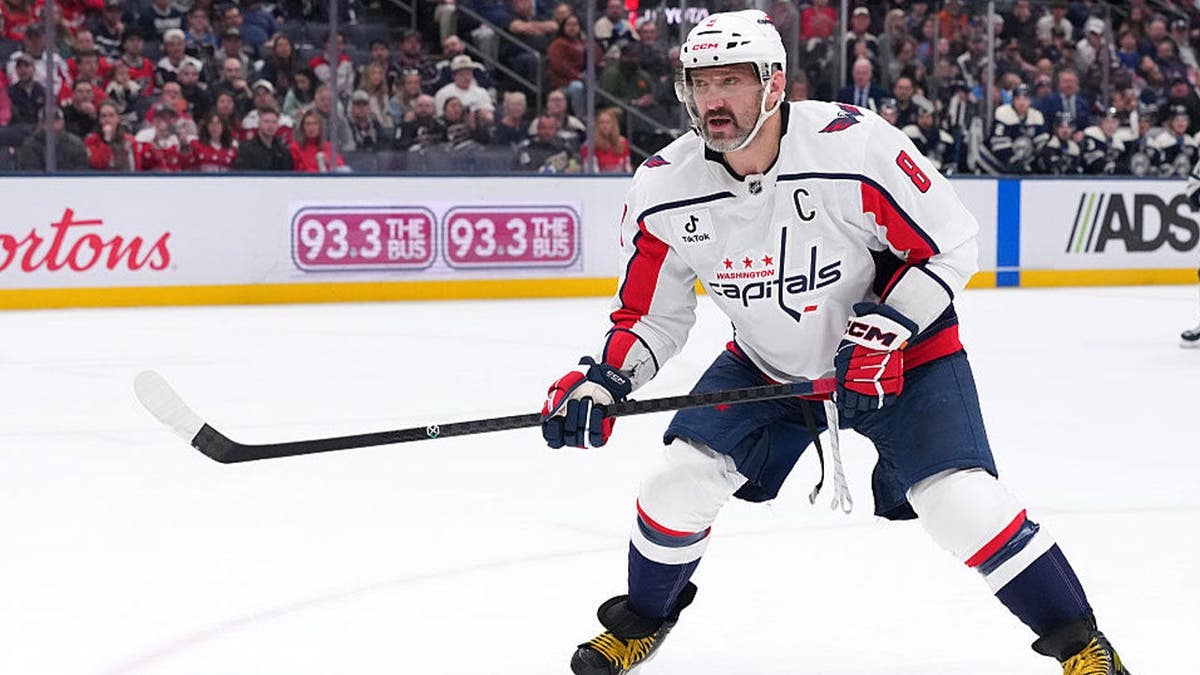 Alex Ovechkin #8 of the Washington Capitals