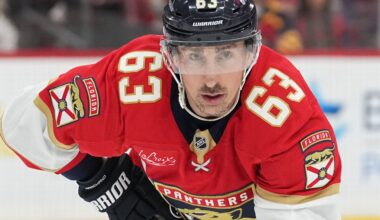 Brad Marchand, out since March 6, back in Panthers' lineup