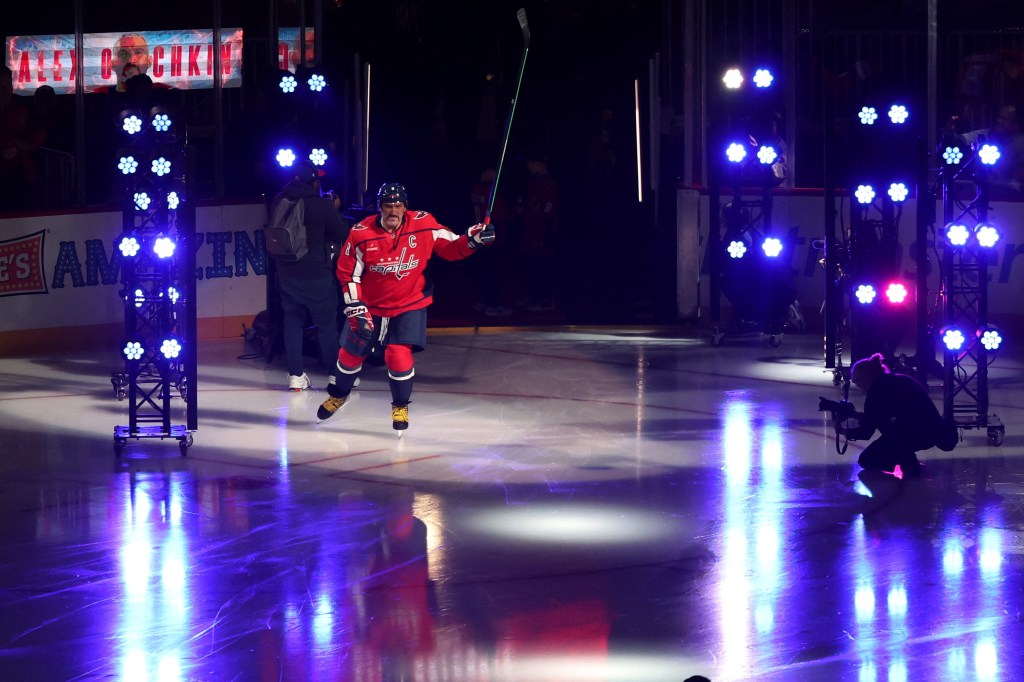 The 41-year-old Ovechkin announced earlier this week this would be his final season.