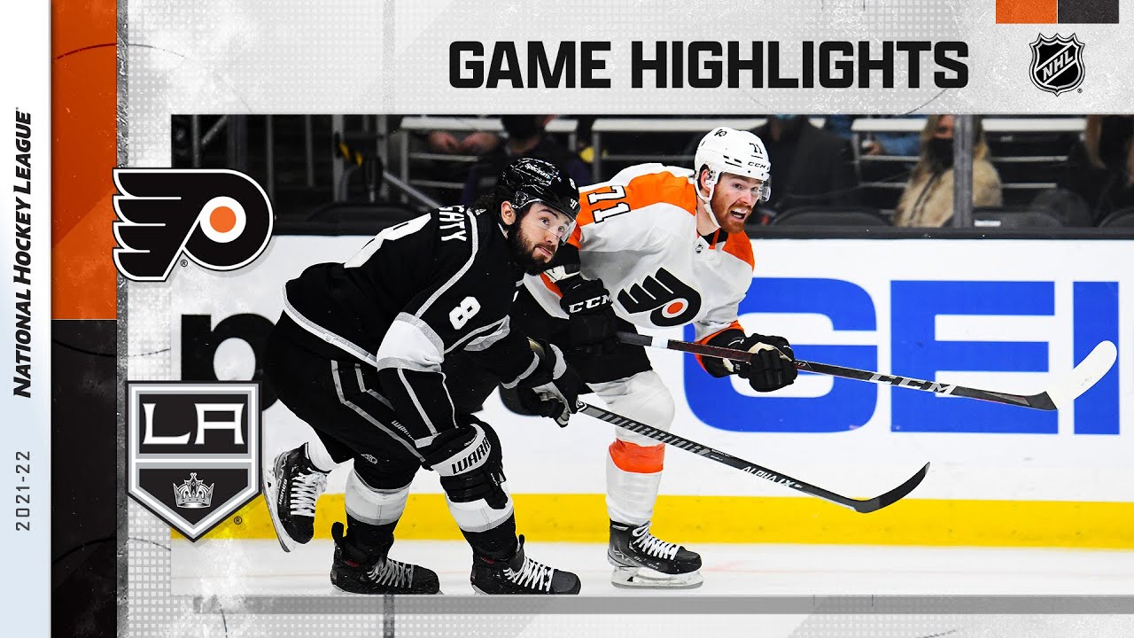 Flyers @ Kings 1/1/22 | NHL Highlights