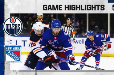Oilers @ Rangers 1/3/22 | NHL Highlights