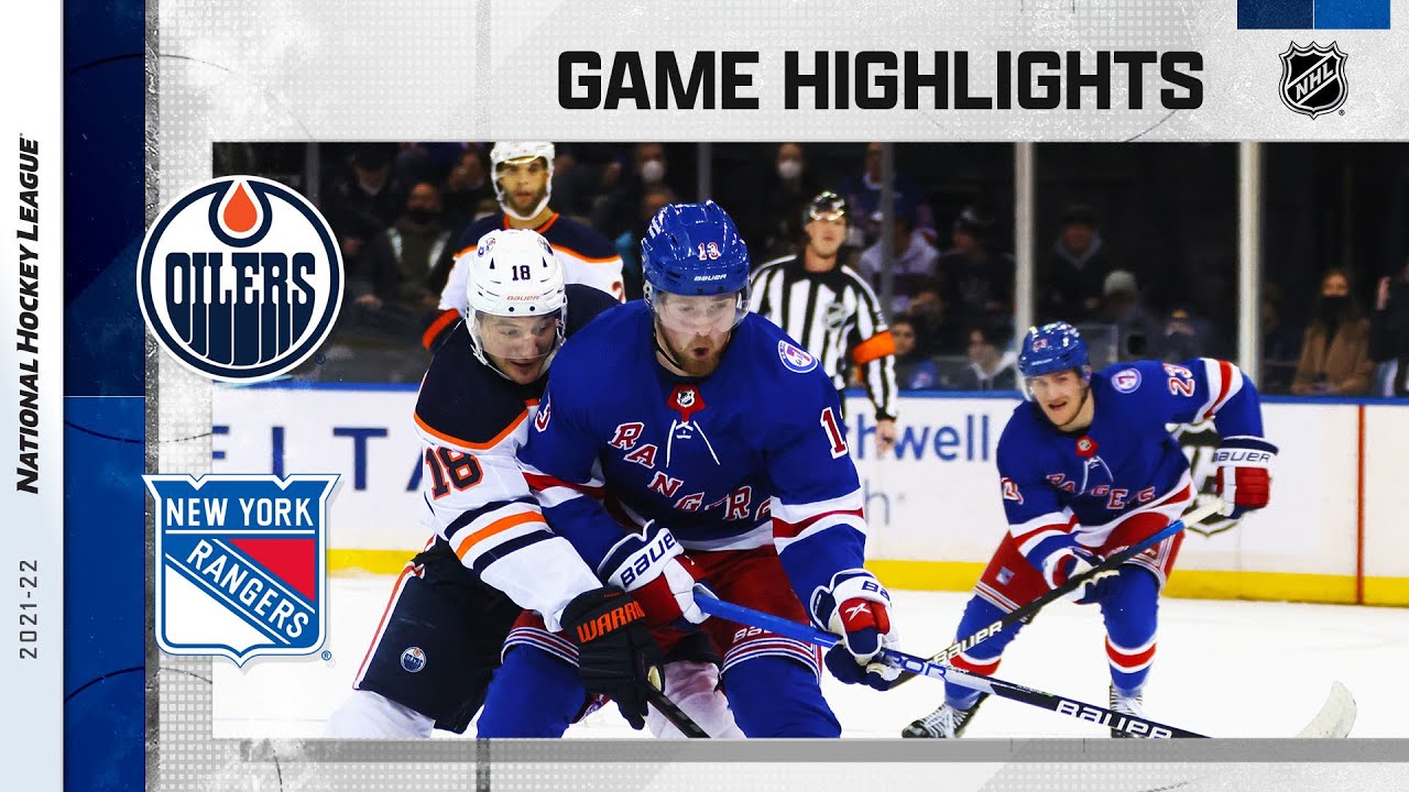 Oilers @ Rangers 1/3/22 | NHL Highlights