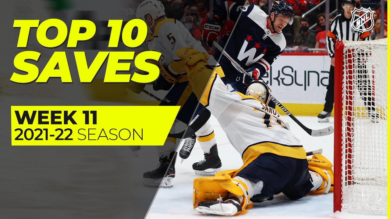 Top 10 Saves from Week 11 of the 2021-22 NHL Season