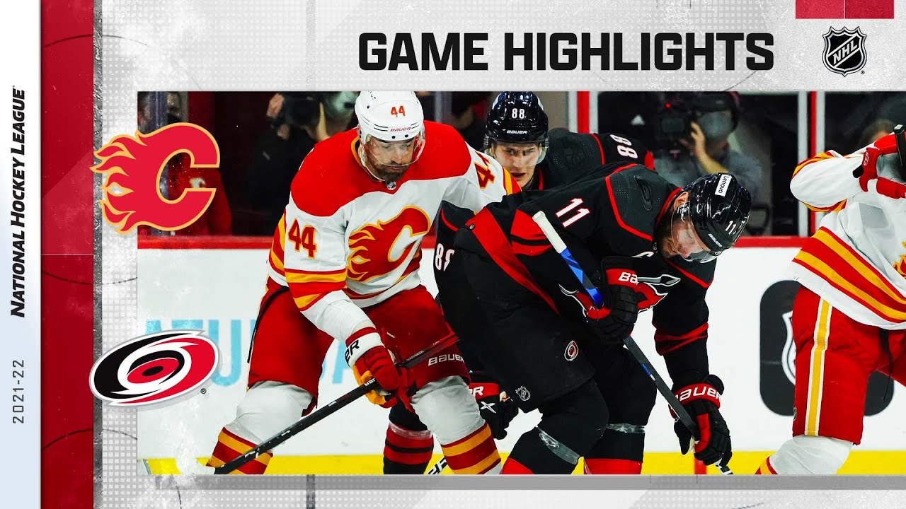 Flames @ Hurricanes 1/7/22 | NHL Highlights