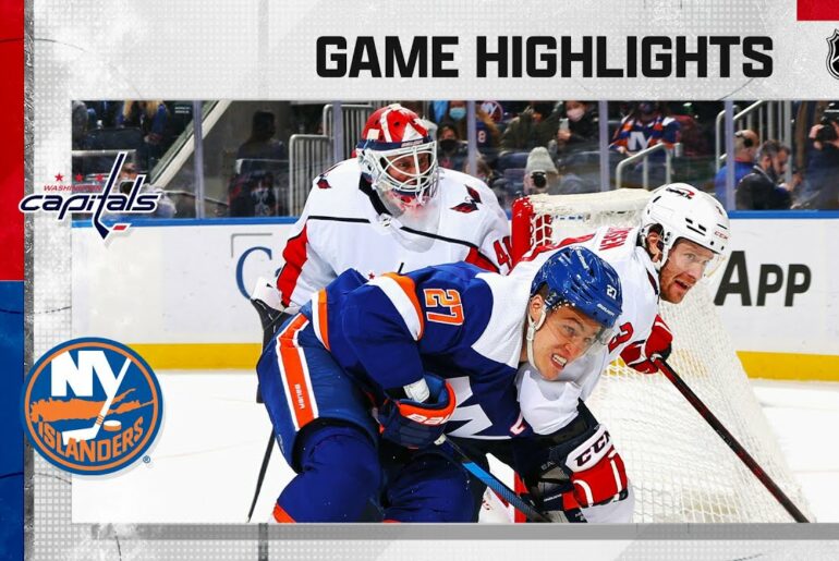 Capitals @ Islanders 1/15/22 | NHL Highlights