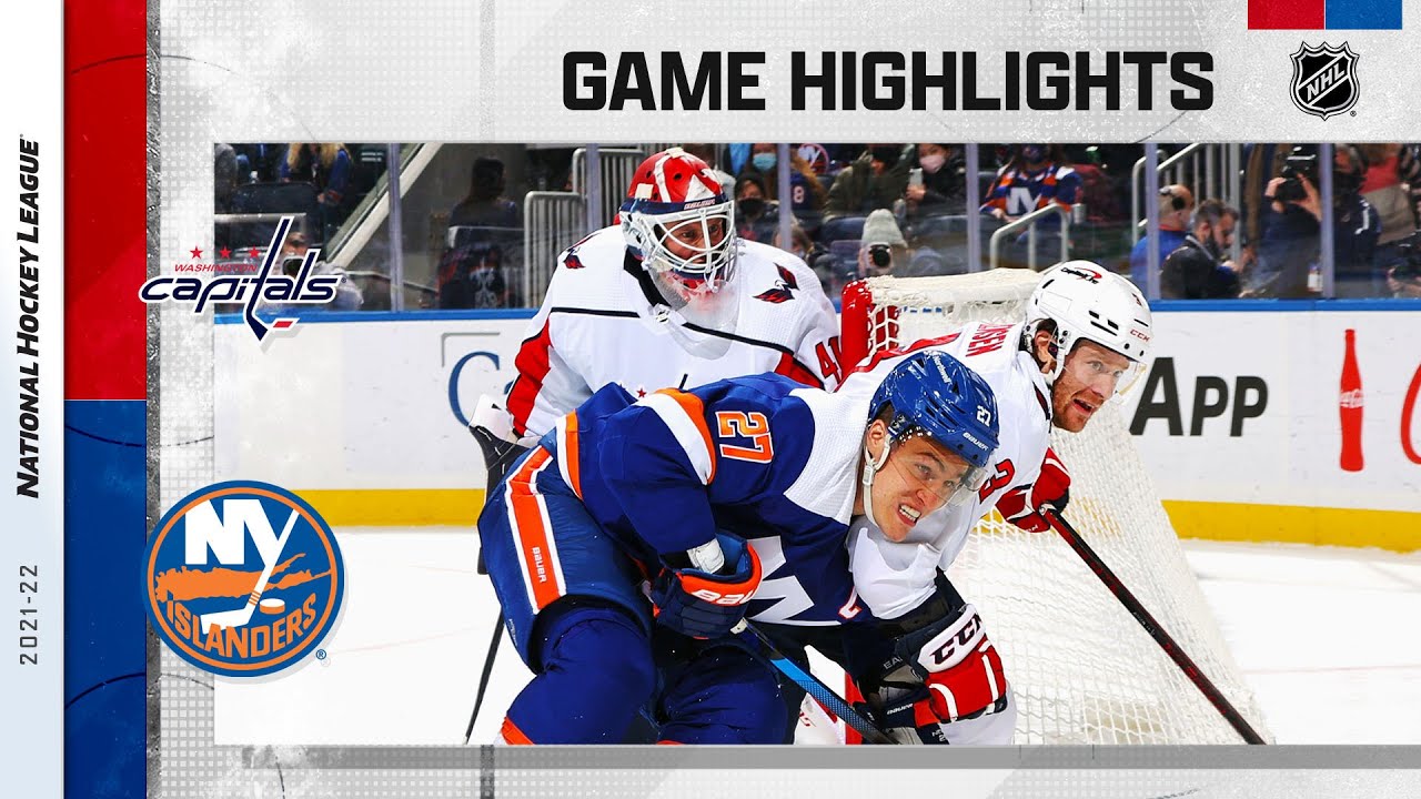 Capitals @ Islanders 1/15/22 | NHL Highlights