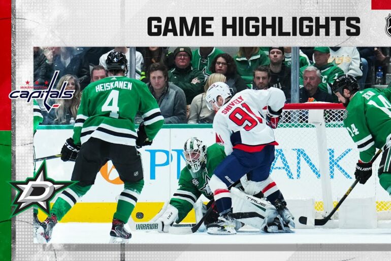 Capitals @ Stars 1/28/22 | NHL Highlights