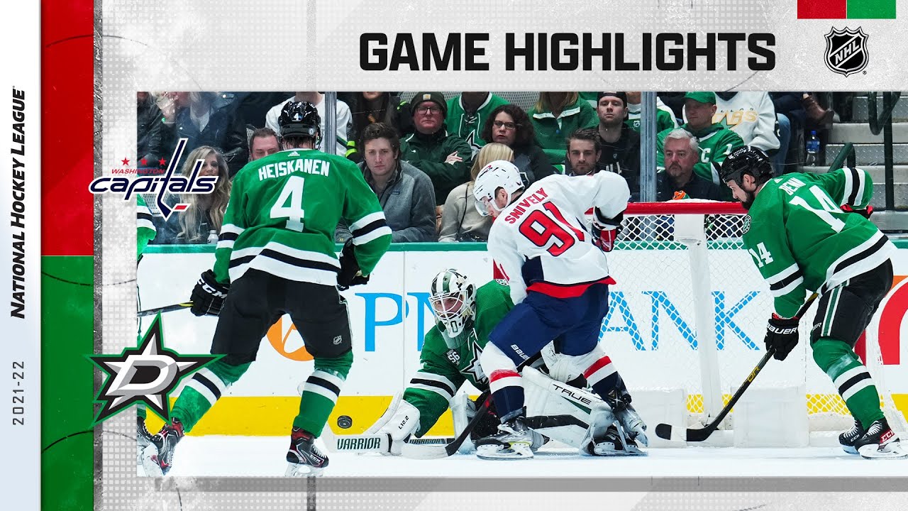 Capitals @ Stars 1/28/22 | NHL Highlights