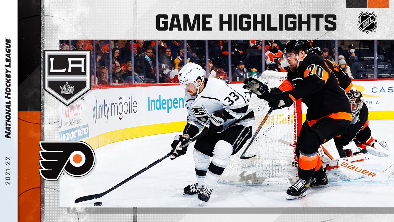 Kings @ Flyers 1/29/22 | NHL Highlights