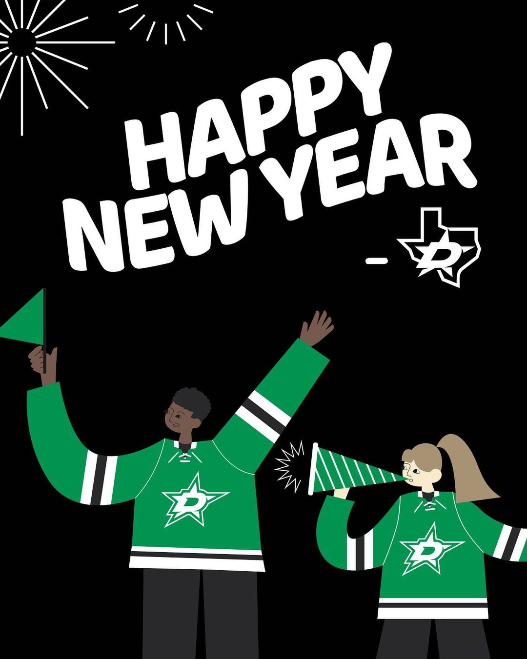 To our #TexasHockey family and beyond, Happy New Year!...