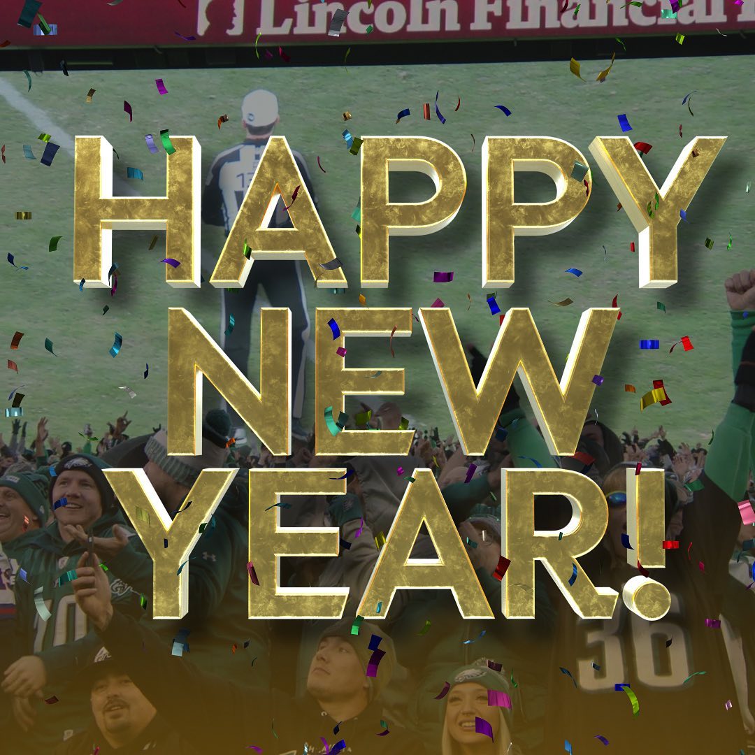 Happy New Year, #EaglesEverywhere!  #FlyEaglesFly...