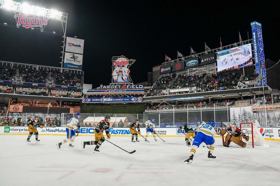 What a night at Target Field! #WinterClassic...