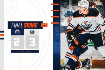 One point on Long Island. Rangers next on Monday. #LetsGoOilers...
