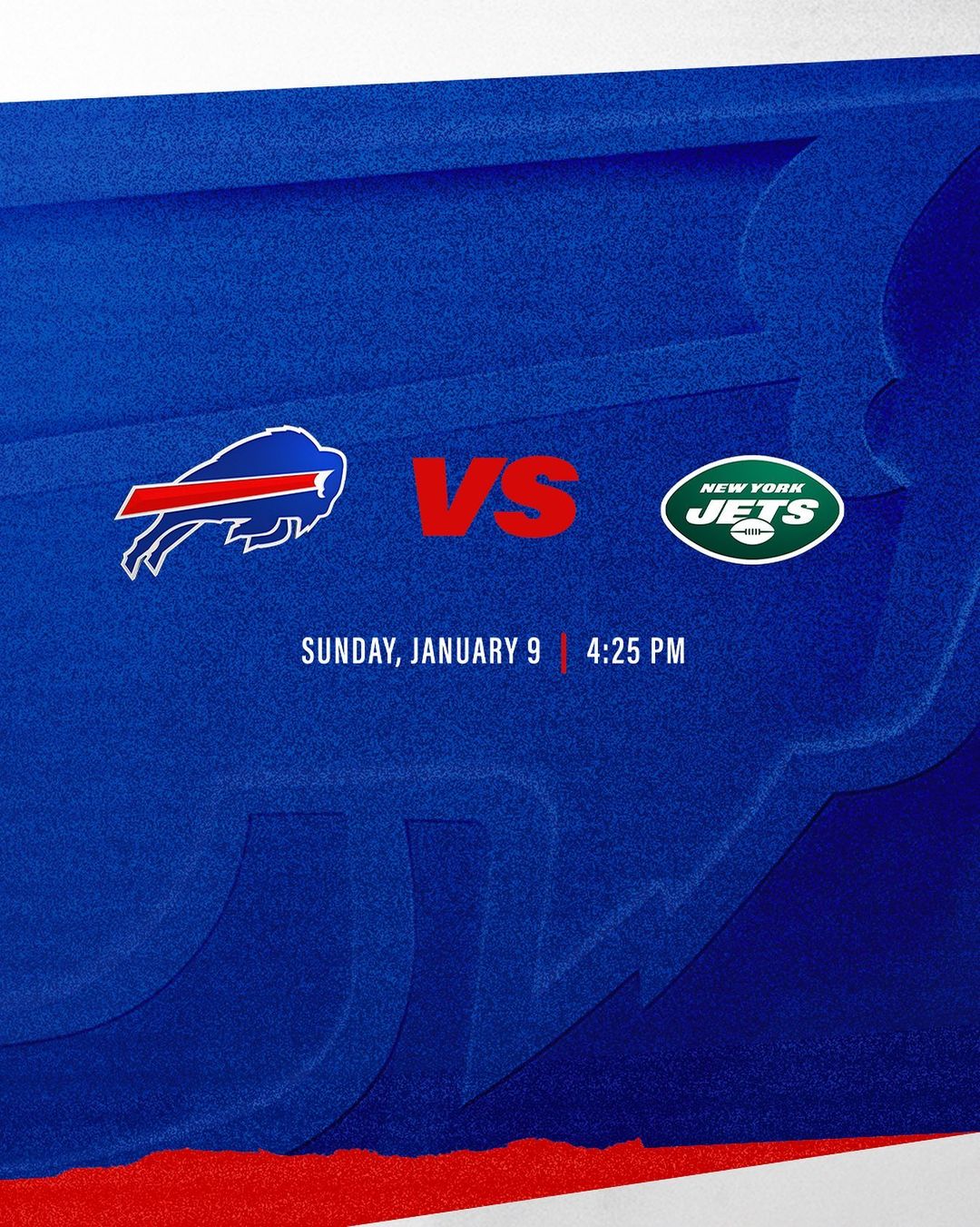 SCHEDULE ALERT  Our Week 18 game against the @NYJets  has been flexed to 4:25 ...