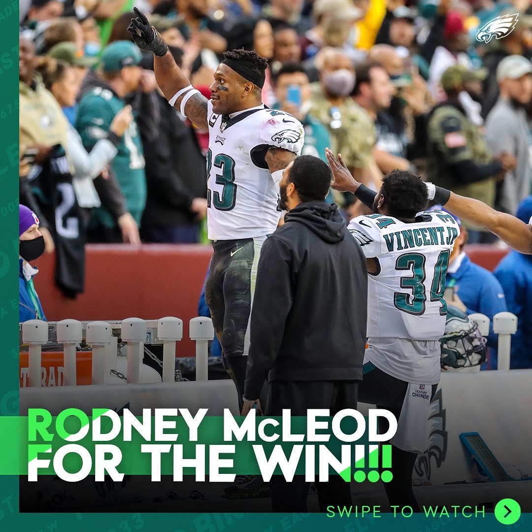 @rodmcleod4 called GAME!

#PHIvsWAS | #FlyEaglesFly

: #DALvsPHI | Jan. 9 at 1 P...