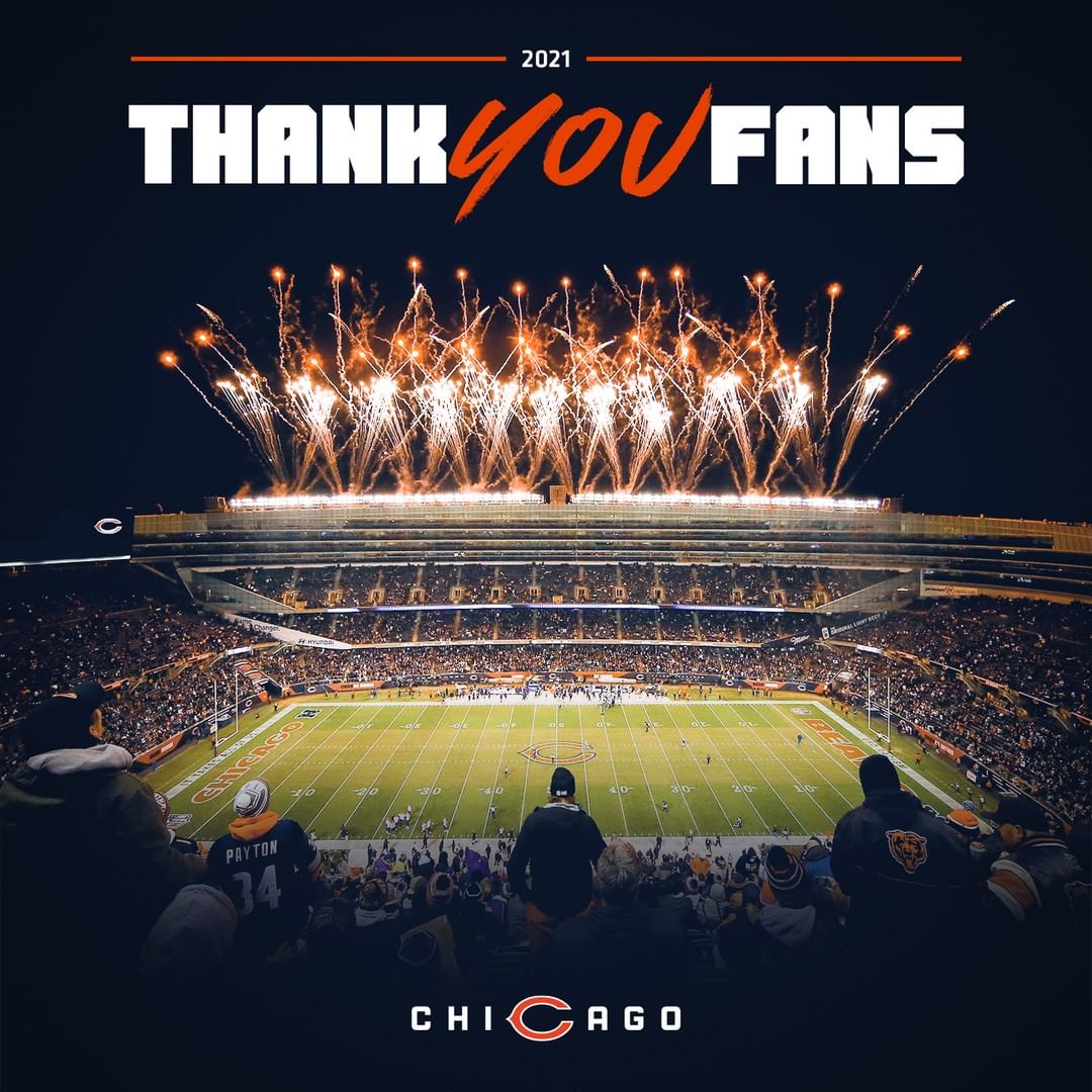 At home and on the road, we felt your support all season. Thank you, Bears fans!...