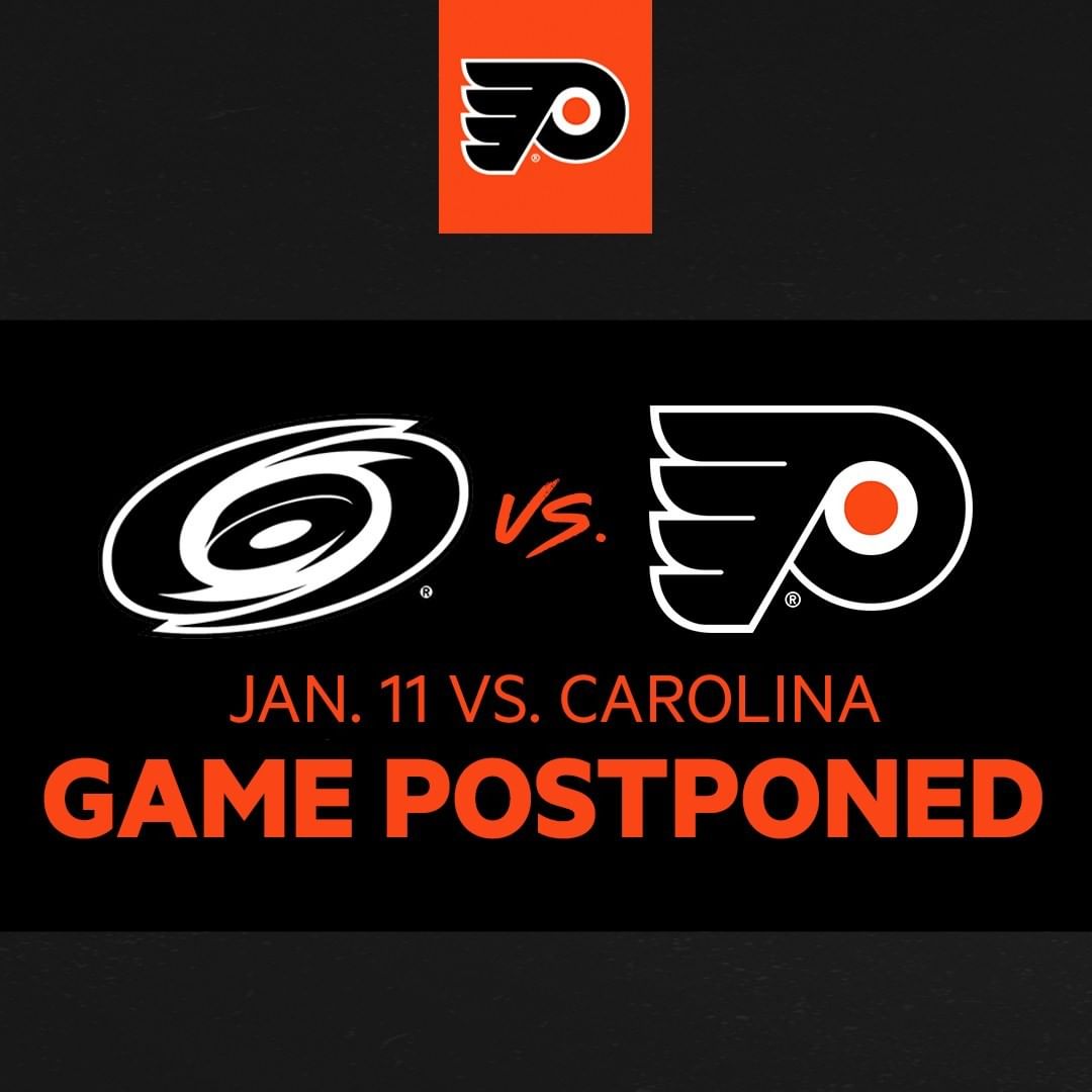 Tonight's #CARvsPHI matchup at @wellsfargocenter has been postponed. The resched...